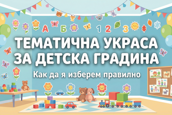 Как да изберем тематична украса за детска градина