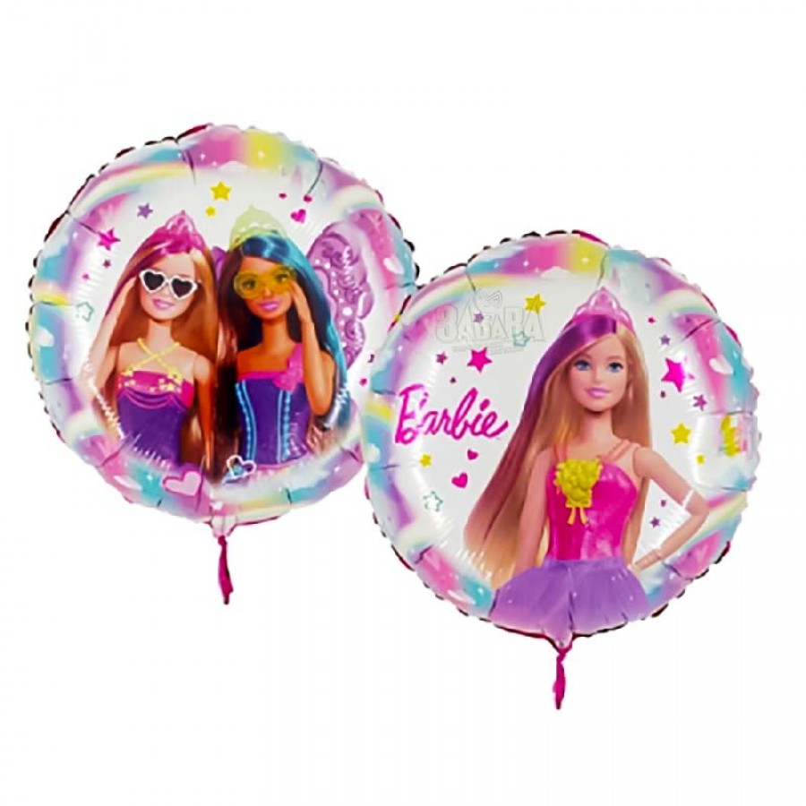 Фолиев балон Барби 003
