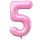 Детски парти комплект Батгърл с костюм, розов надпис Happy Birthday, балони и фолиева фотостена
