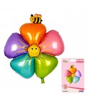 Фолиев балон - Цвете с пчеличка 55549