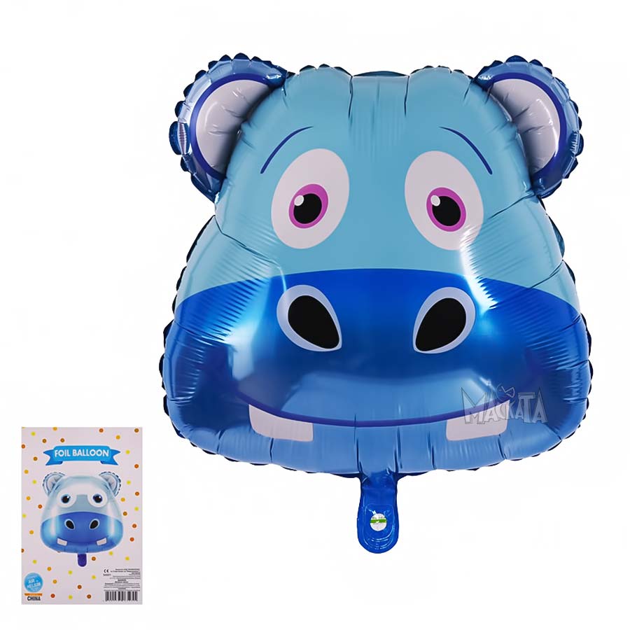 Фолиев балон хипопотам 54901