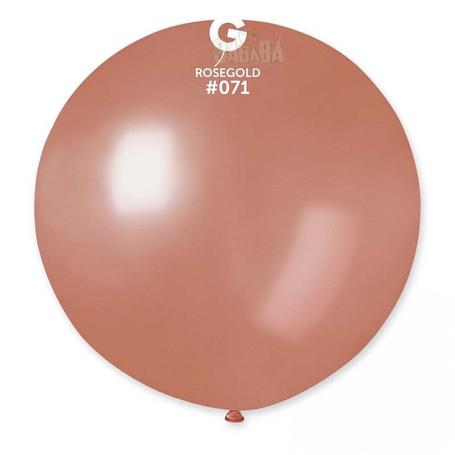 Балони гигант с металик ефект в цвят розово злато GM220