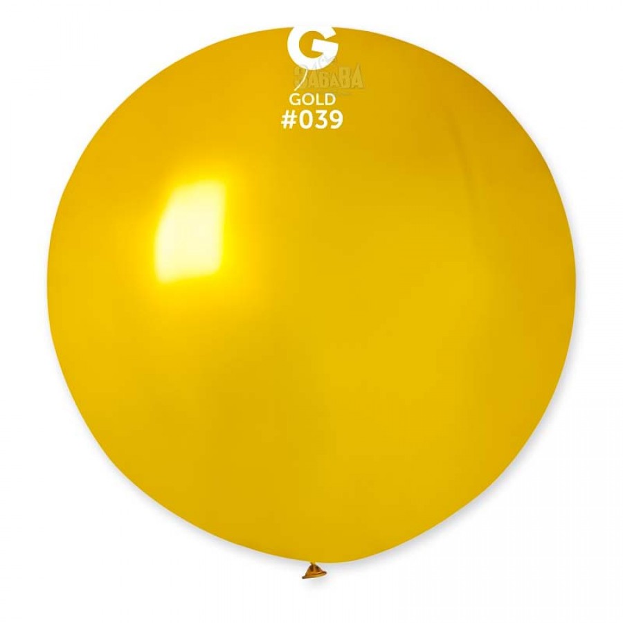 Балони гигант с металик ефект в цвят злато GM220