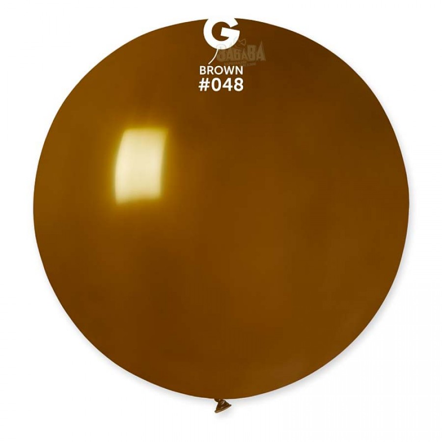 Пастелни балони гигант в кафяв цвят G220