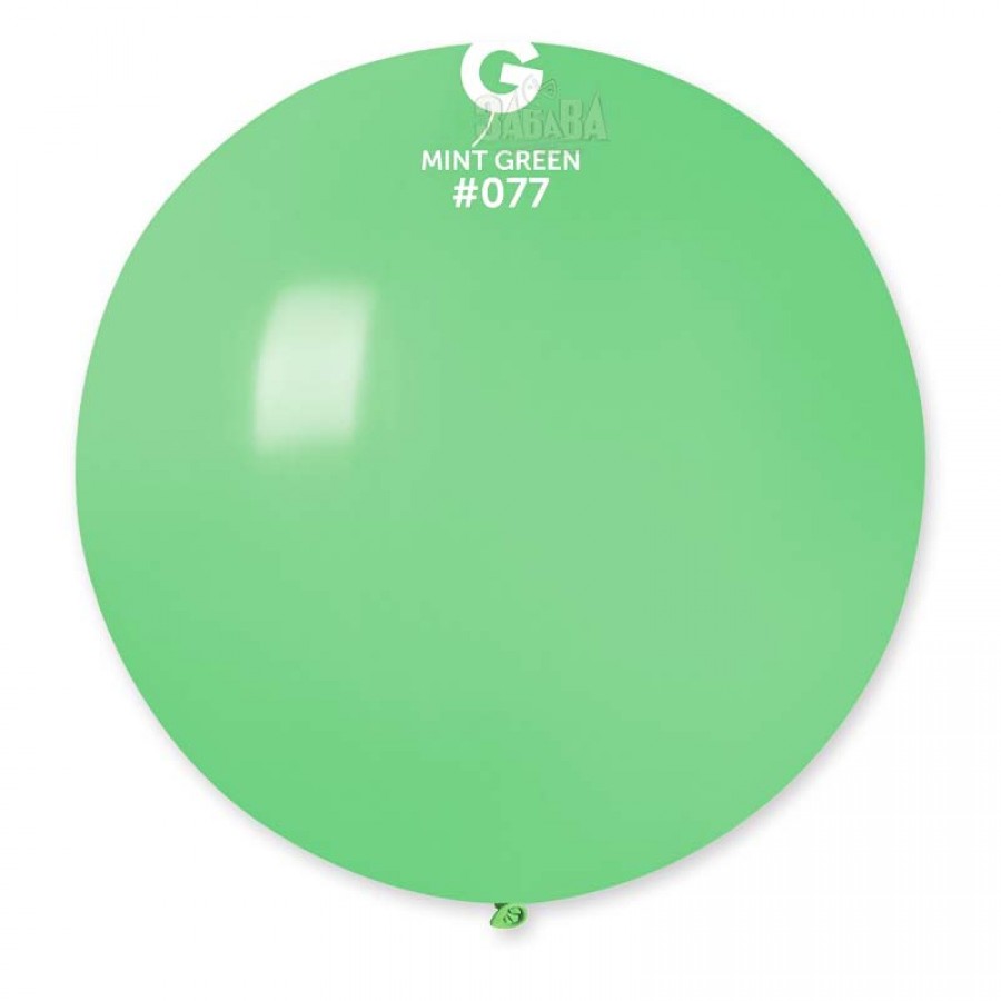 Пастелни балони гигант в цвят мента G220