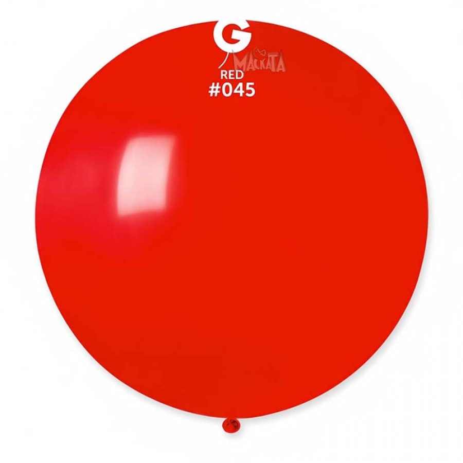 Пастелни балони гигант в червен цвят G220