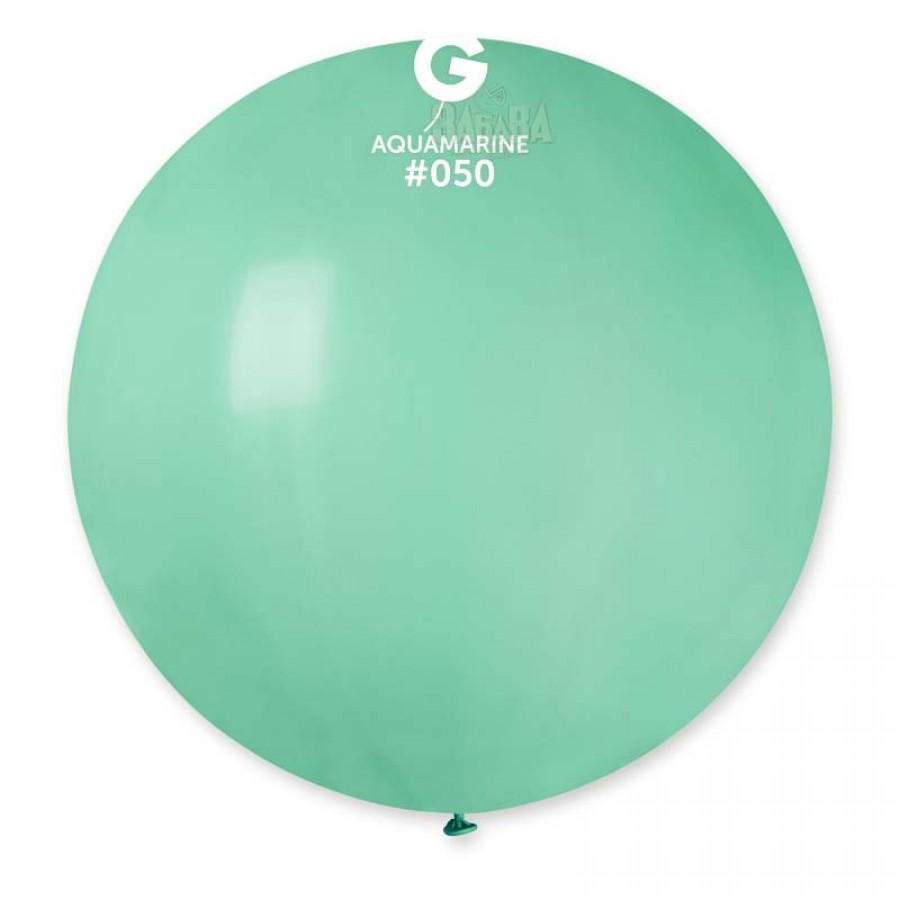 Пастелни балони гигант в цвят аквамарин G220