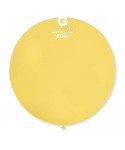 Пастелни балони гигант в цвят бебешко жълто G220