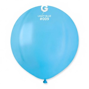 Пастелни балони гигант в светлосин цвят G150 - 5бр
