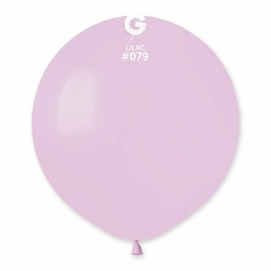 Пастелни балони гигант в светлолилав цвят G150 - 5бр