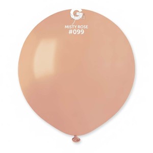 Пастелни балони гигант в цвят Misty rose G150 - 5бр