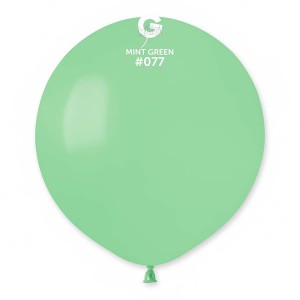 Пастелни балони гигант в цвят мента G150 - 5бр