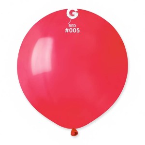 Пастелни балони гигант в светлочервен цвят G150 - 5бр