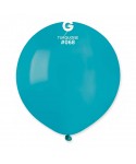 Пастелни балони гигант в цвят тюркоаз G150 - 5бр