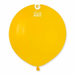 Пастелни балони гигант в тъмножълт цвят G150 - 5бр