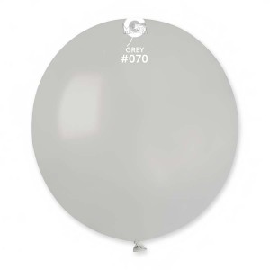 Пастелни балони гигант в сив цвят G150 - 5бр