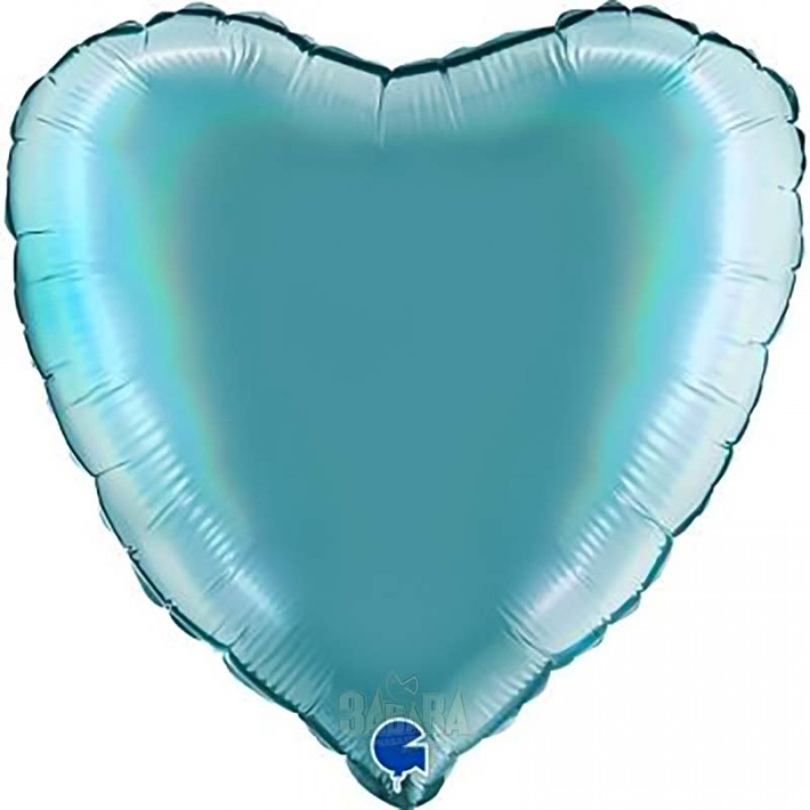 Фолиев балон сърце - Цвят Platinum Tenerife