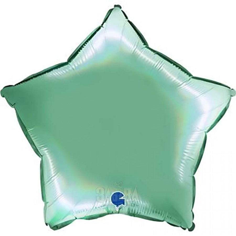 Фолиев балон звезда - Platinum Tiffany