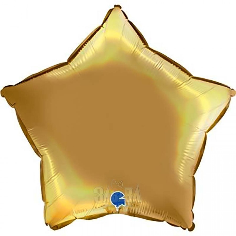 Фолиев балон звезда - Platinum Champagne