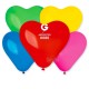 Пакет балони сърца микс цветове 16см 100бр