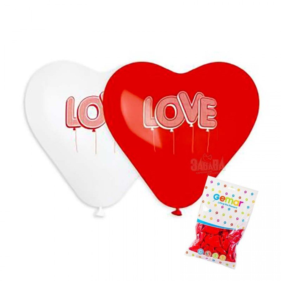 Пакет балони сърца за Свети Валентин 100бр #944