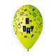 Балони с щампа - B-day геймър 5бр