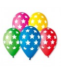 Балони с щампа - на звезди 5бр 199