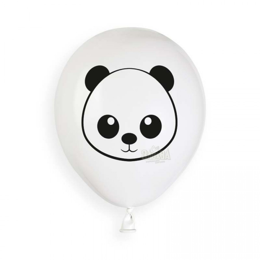 Балони с щампа - Панда 5бр