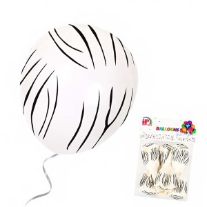 Балони с щампа - Зебра 103134-4