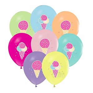 Балони с щампа - Сладоледи 5бр
