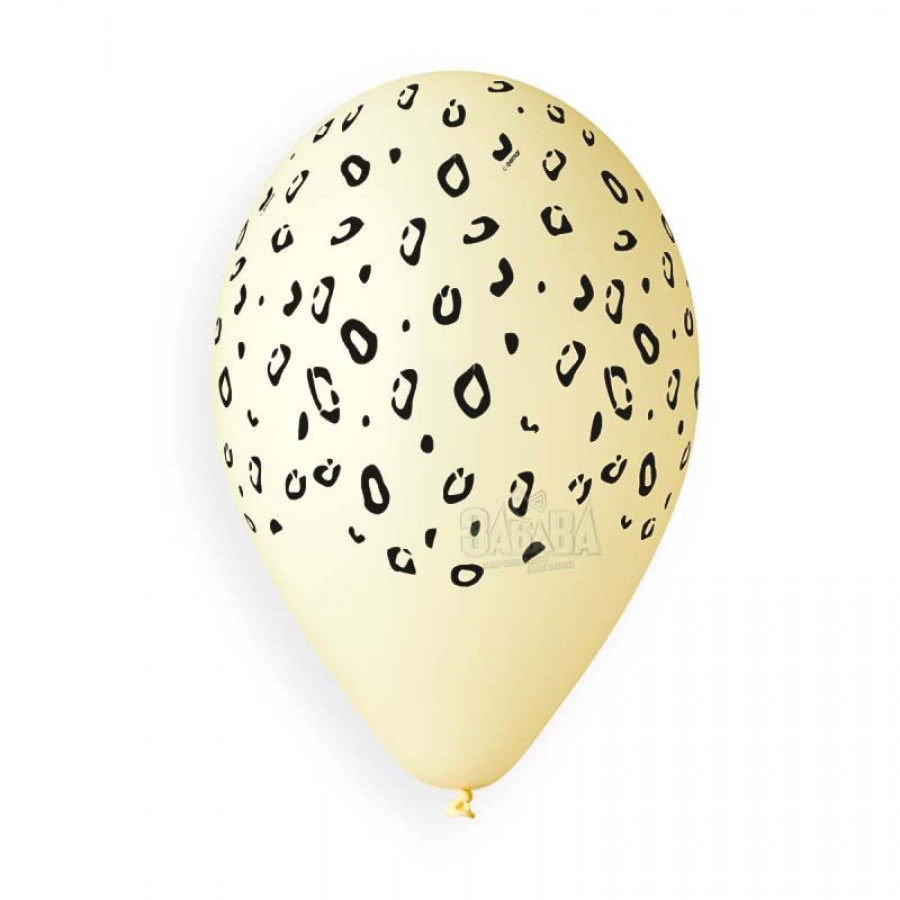 Балони с щампа - животински шарки 5бр
