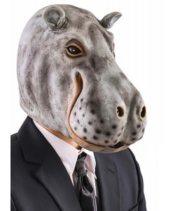 Карнавална маска за хипопотам 01489