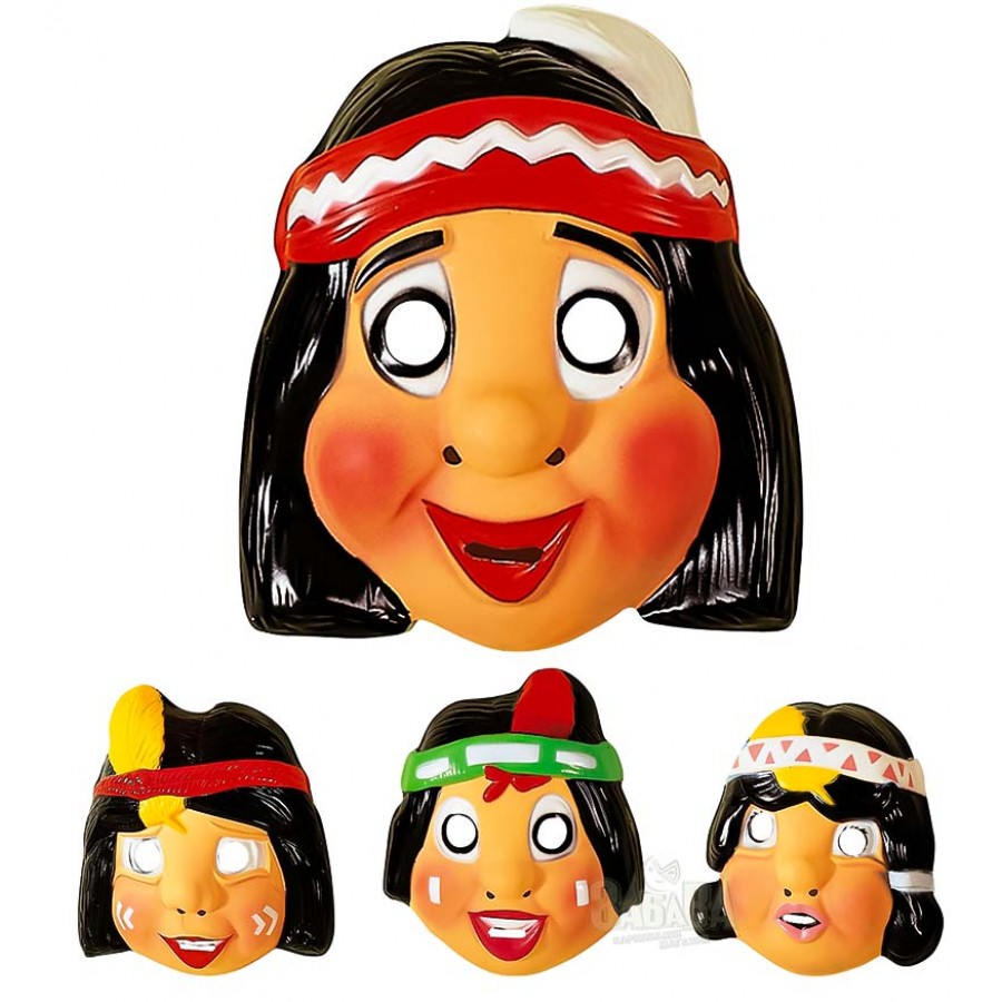 Карнавална детска индианска маска 4697I