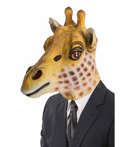Карнавална маска за жираф 01492