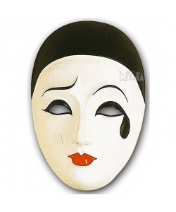 Карнавална маска за приказен герой - Пиеро 00056