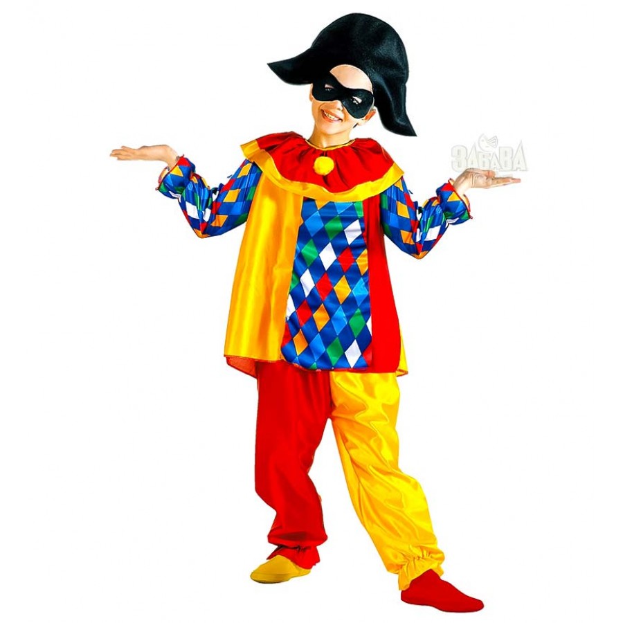 Детски карнавален костюм за приказен герой - Арлекино 38605