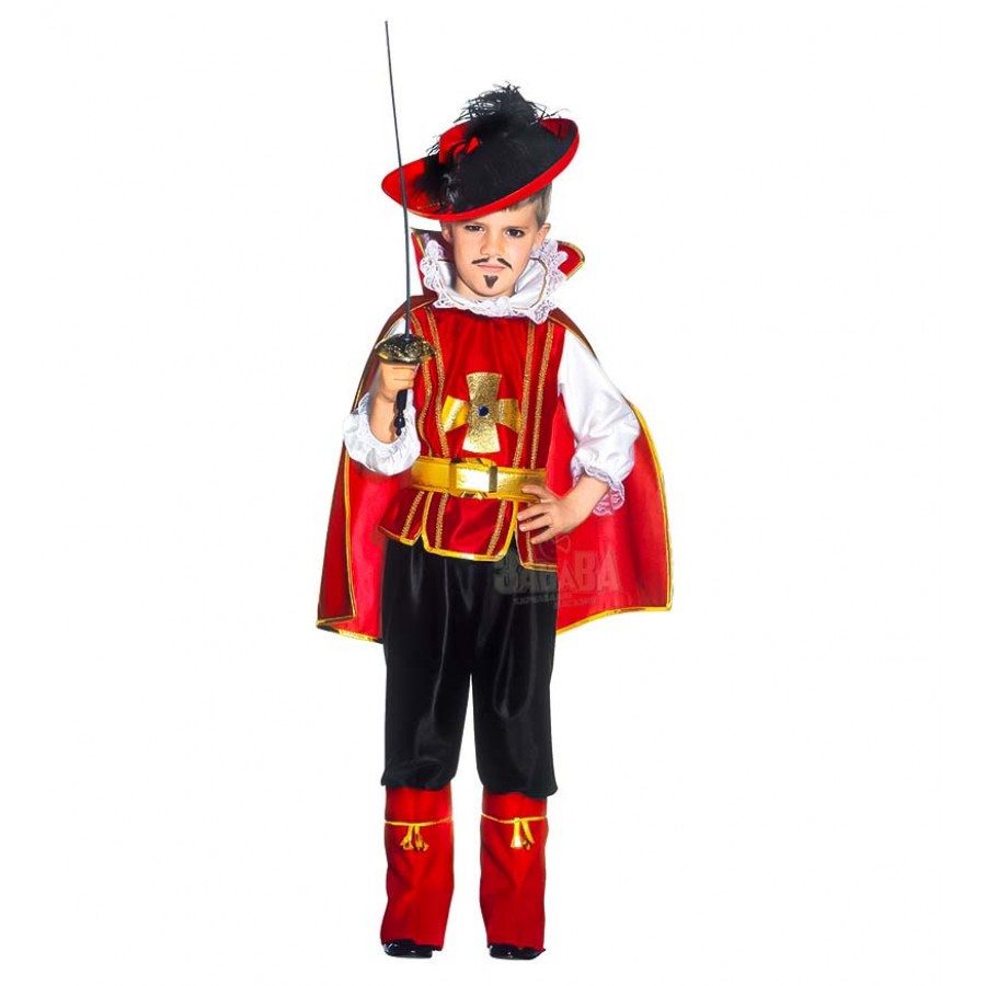 Детски карнавален костюм за приказен герой - Мускетар 36835