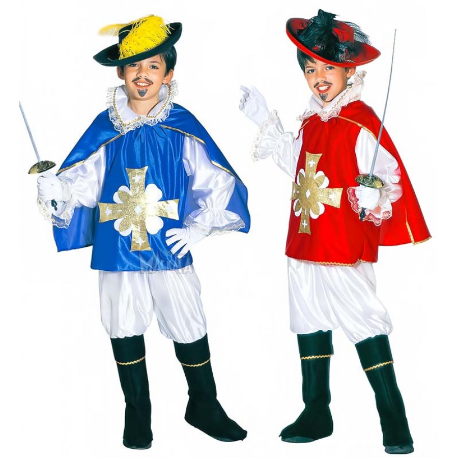 Детски карнавален костюм за приказен герой - Кралски мускетар 38666