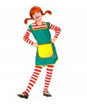 Детски карнавален костюм за приказен герой - Пипи Дългото Чорапче 36074