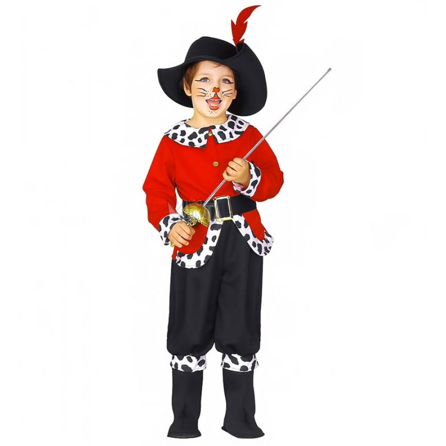 Детски карнавален костюм за приказен герой  - Котарака в чизми 43929