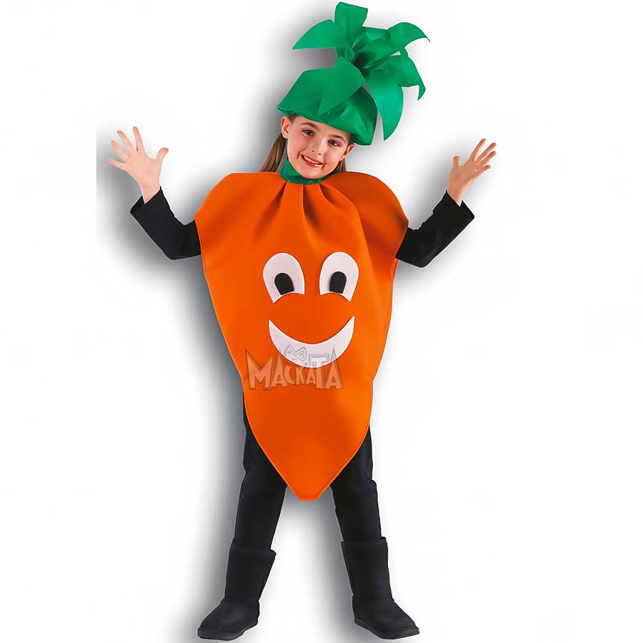 Карнавален детски костюм за зеленчук - морков 61202