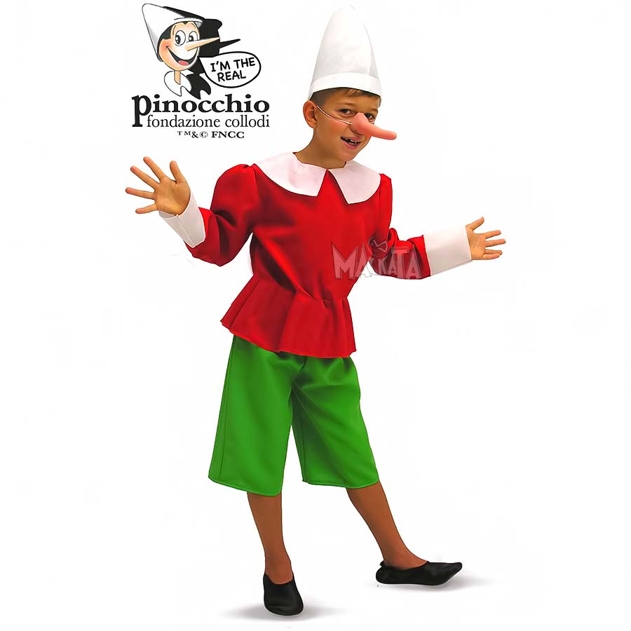 Карнавален детски костюм за приказен герой - Пинокио 63354/55
