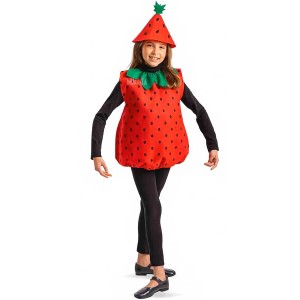 Карнавален детски костюм за плод - ягода 61205