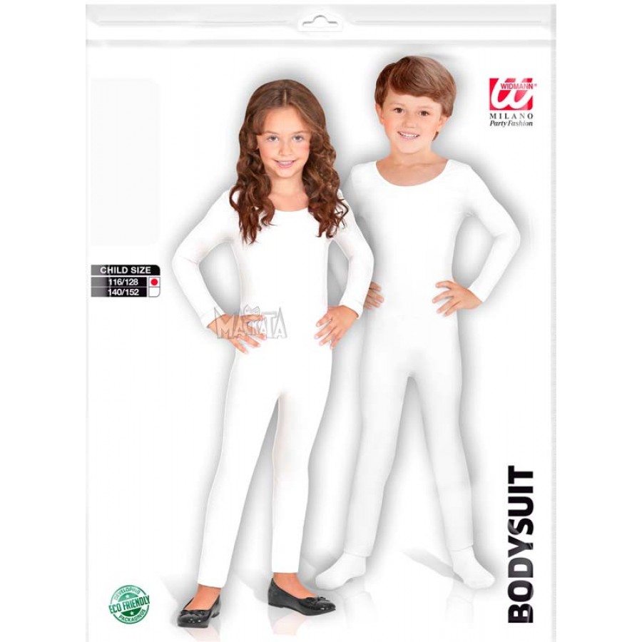 Детски карнавален костюм - бяло трико 04551