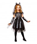 Карнавален детски костюм на Хелоуин булка - скелет 07485