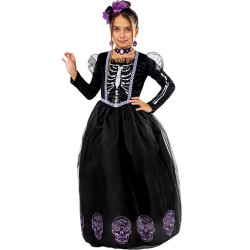 Детски костюм на Ла Катрина (La Catrina)  за момичета