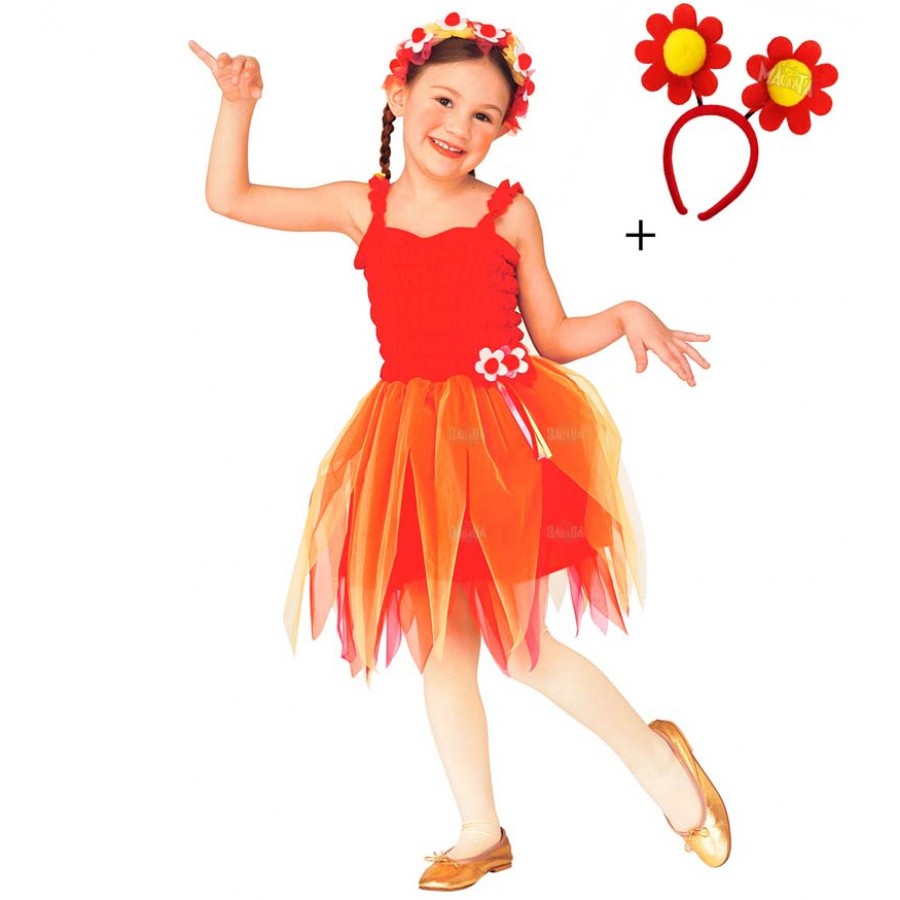 Детски карнавален костюм - Цвете 34675-1