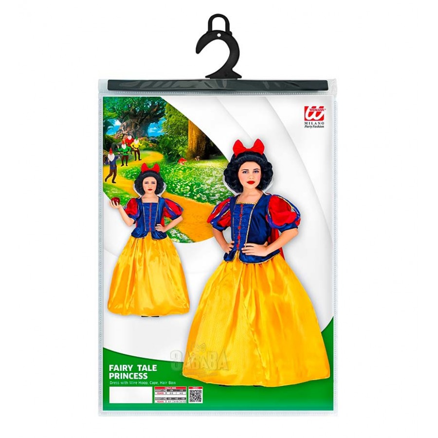 Детски карнавален костюм за приказен герой - Снежанка 09440