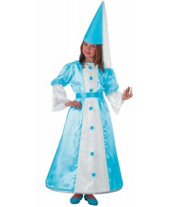 Детски карнавален костюм приказен герой - Синя фея 65655