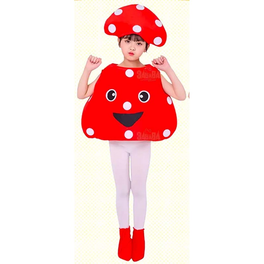 Карнавален детски костюм на зеленчук - Гъба